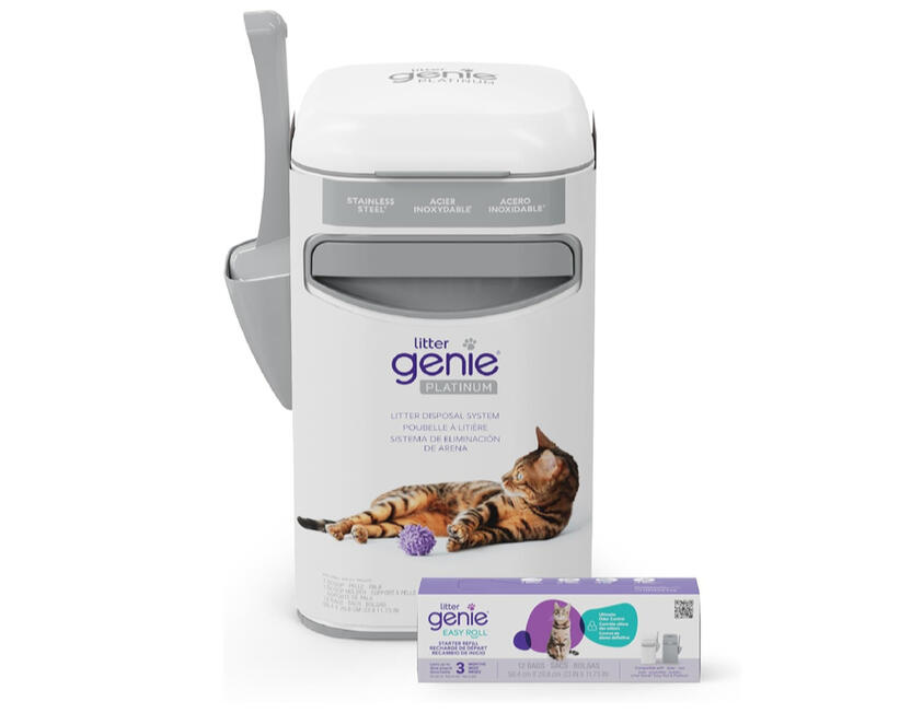 LitterGenie Platinum Stainless Steel Litter Disposal