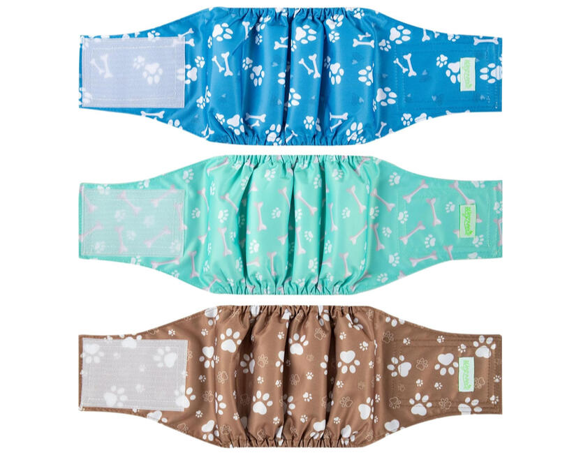 wegreeco Washable Male Dog Belly Band / Diaper Wrap