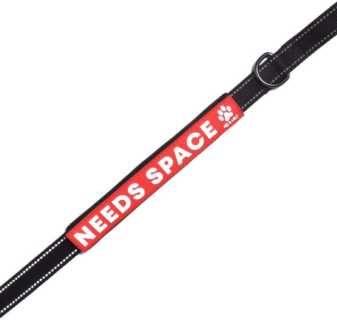 Max and Neo "Needs Space" Leash Sleeve