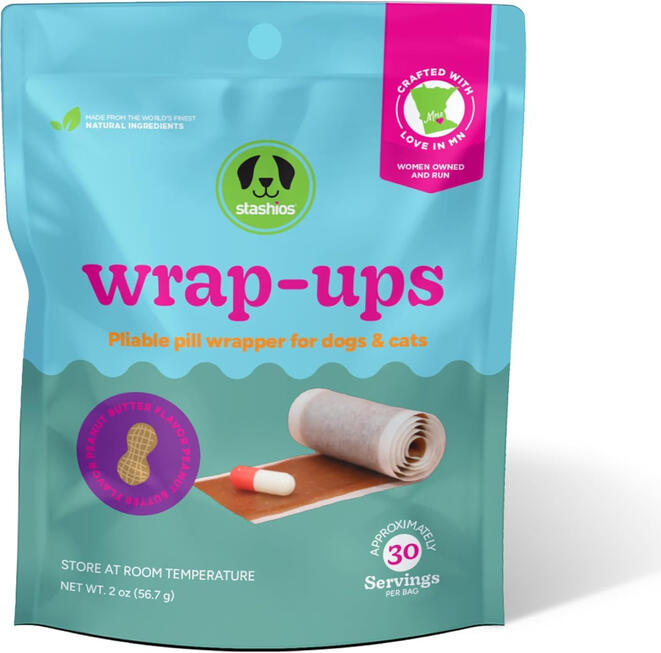 Stashios Wrap-Ups Pill Wrapper (Peanut Butter)
