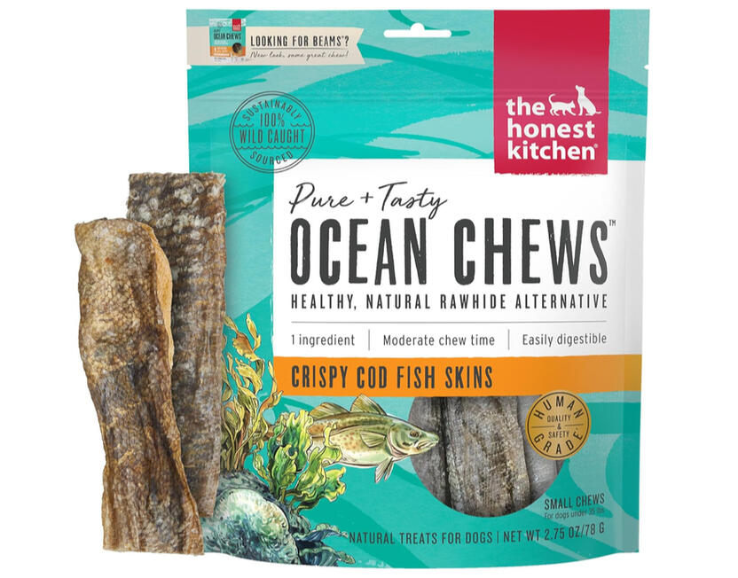 The Honest Kitchen Cod Fish Skin Chews