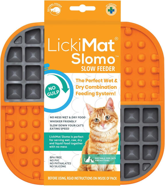 LickiMat Slomo, Cat Slow Feeder Lick Mat