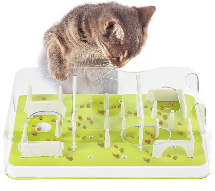 ALL FOR PAWS Interactive Cat Puzzle Feeder